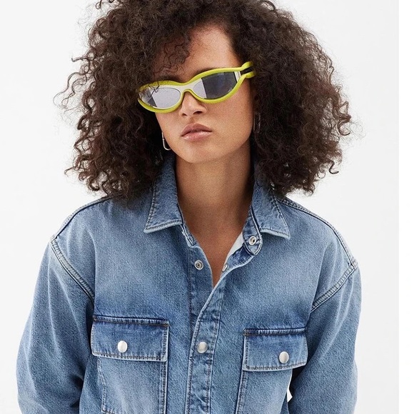 New! Authentic BOTTEGA VENETA Green mirror Sunglasses. - Picture 2 of 13